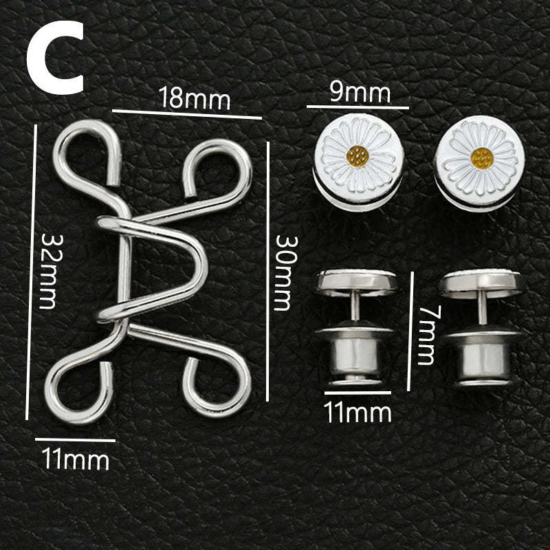 Tighten Waist Buckle Pins Clip