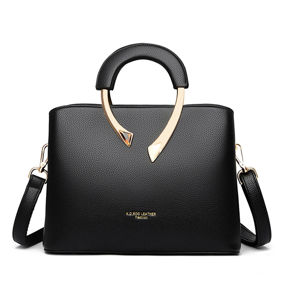 High Quality Leather Casual Tote Bag