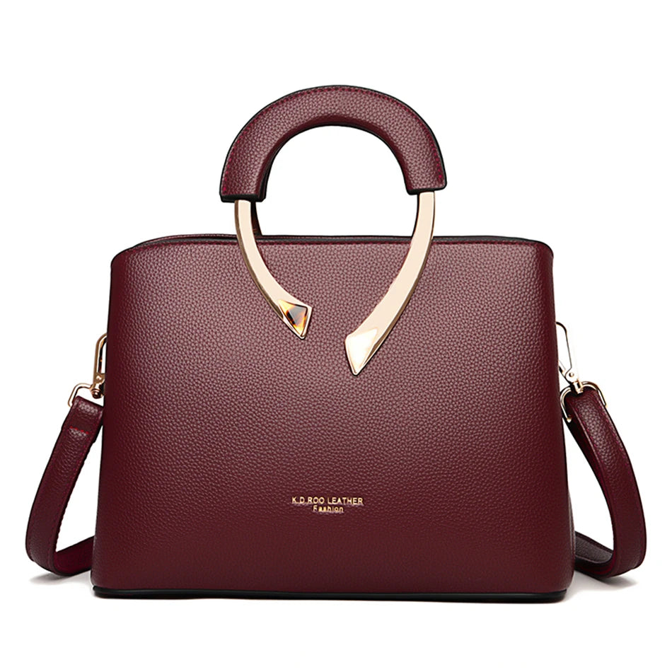 High Quality Leather Casual Tote Bag