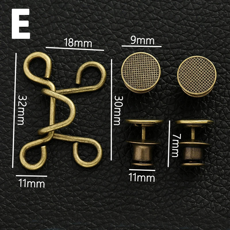 Tighten Waist Buckle Pins Clip