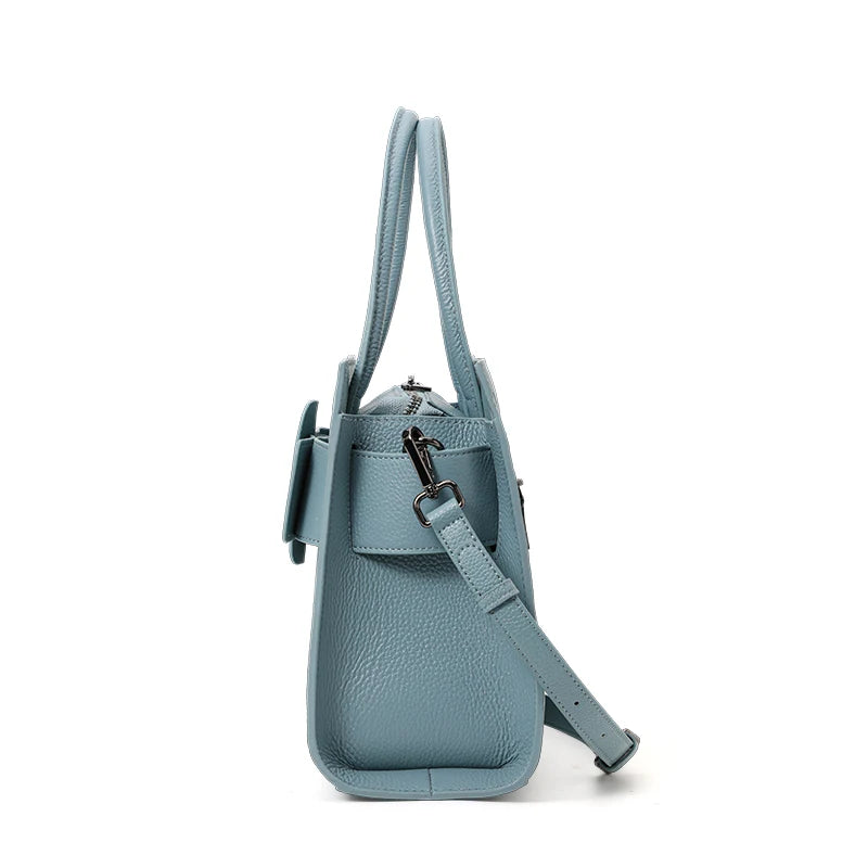 Genuine Cowhide Letter Bag