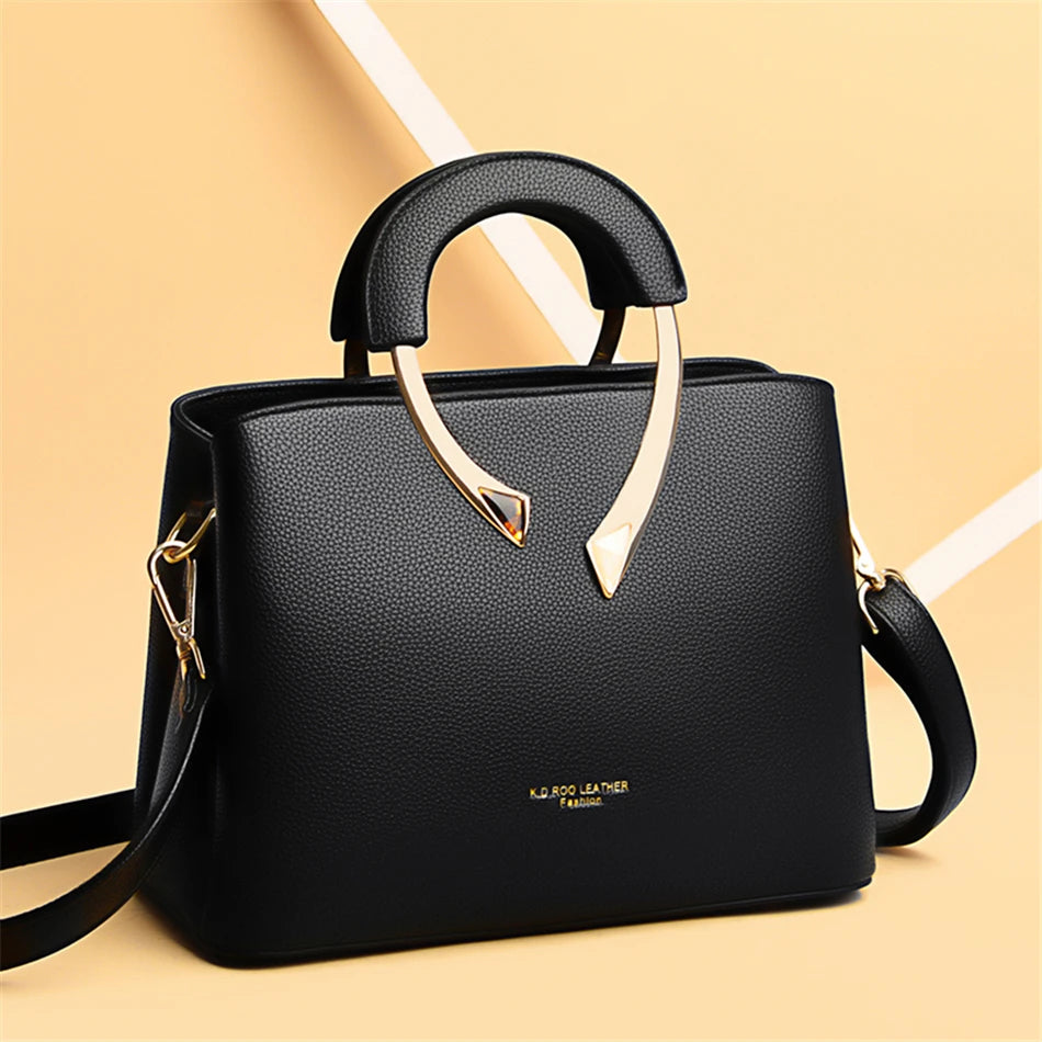 High Quality Leather Casual Tote Bag