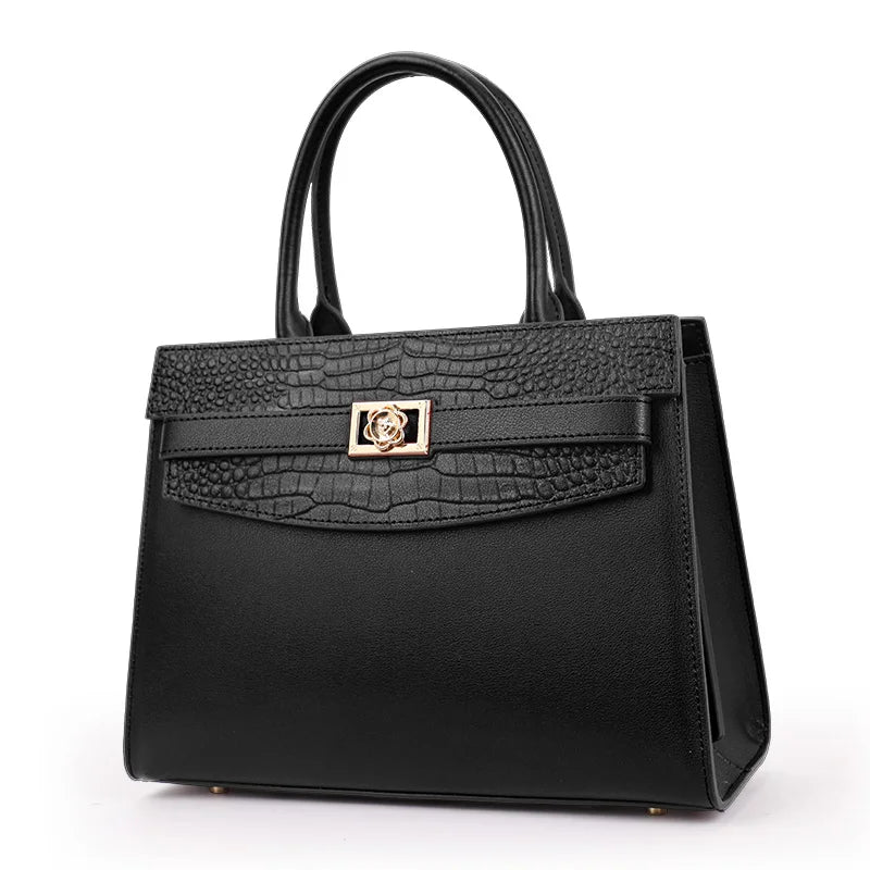 Cowhide Square Bag. Simple and Elegant Bag