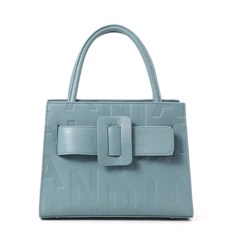 Genuine Cowhide Letter Bag