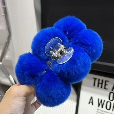 Furry Hair Clips