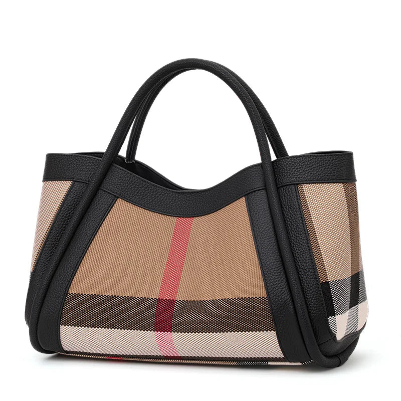 Genuine, Cowhide, Leather Large-Capacity Mother-In-Law Bag