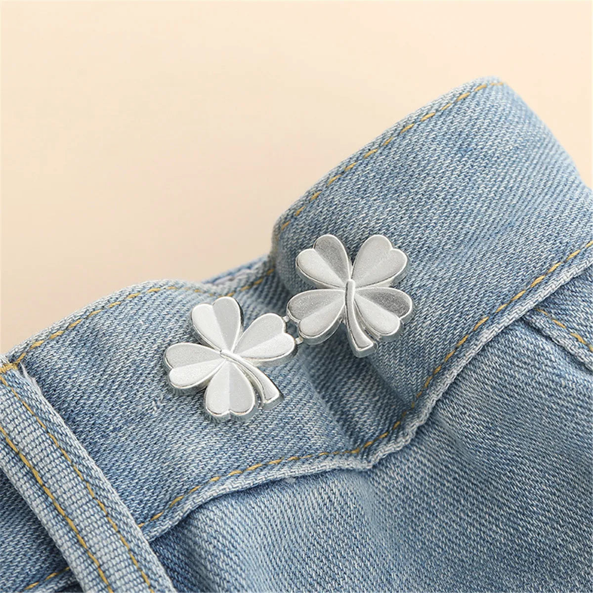 Waist Buckle - Bowknot Button Adjuster for Pants and Skirts