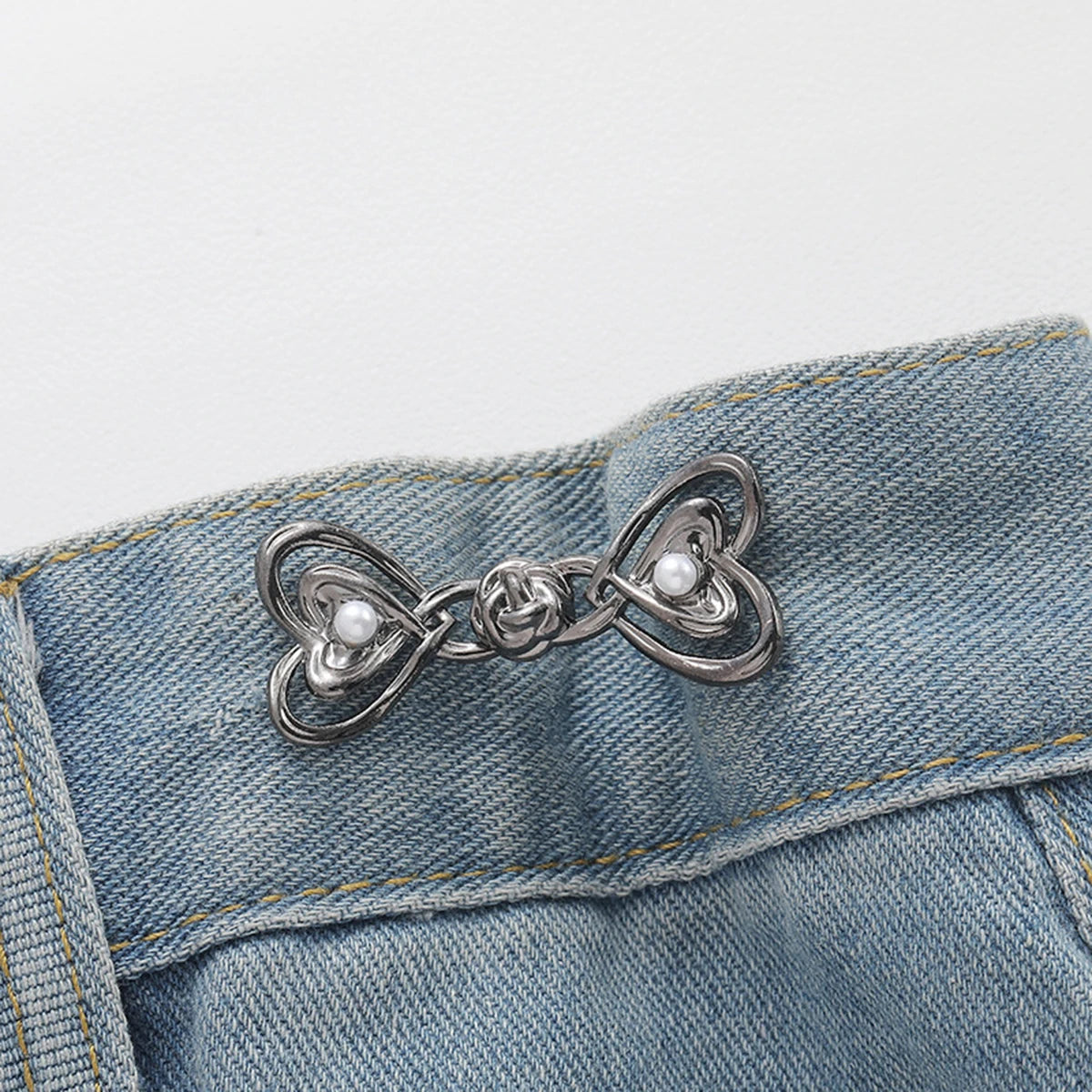 Waist Buckle - Bowknot Button Adjuster for Pants and Skirts