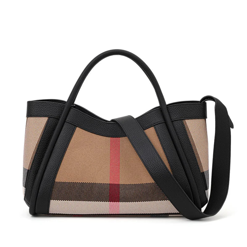 Genuine, Cowhide, Leather Large-Capacity Mother-In-Law Bag