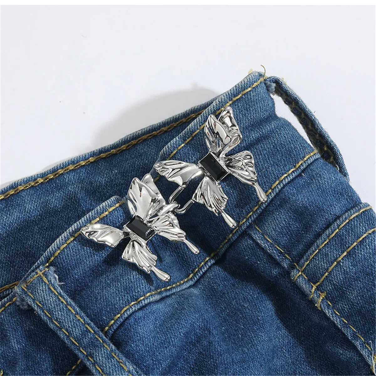 Waist Buckle - Bowknot Button Adjuster for Pants and Skirts