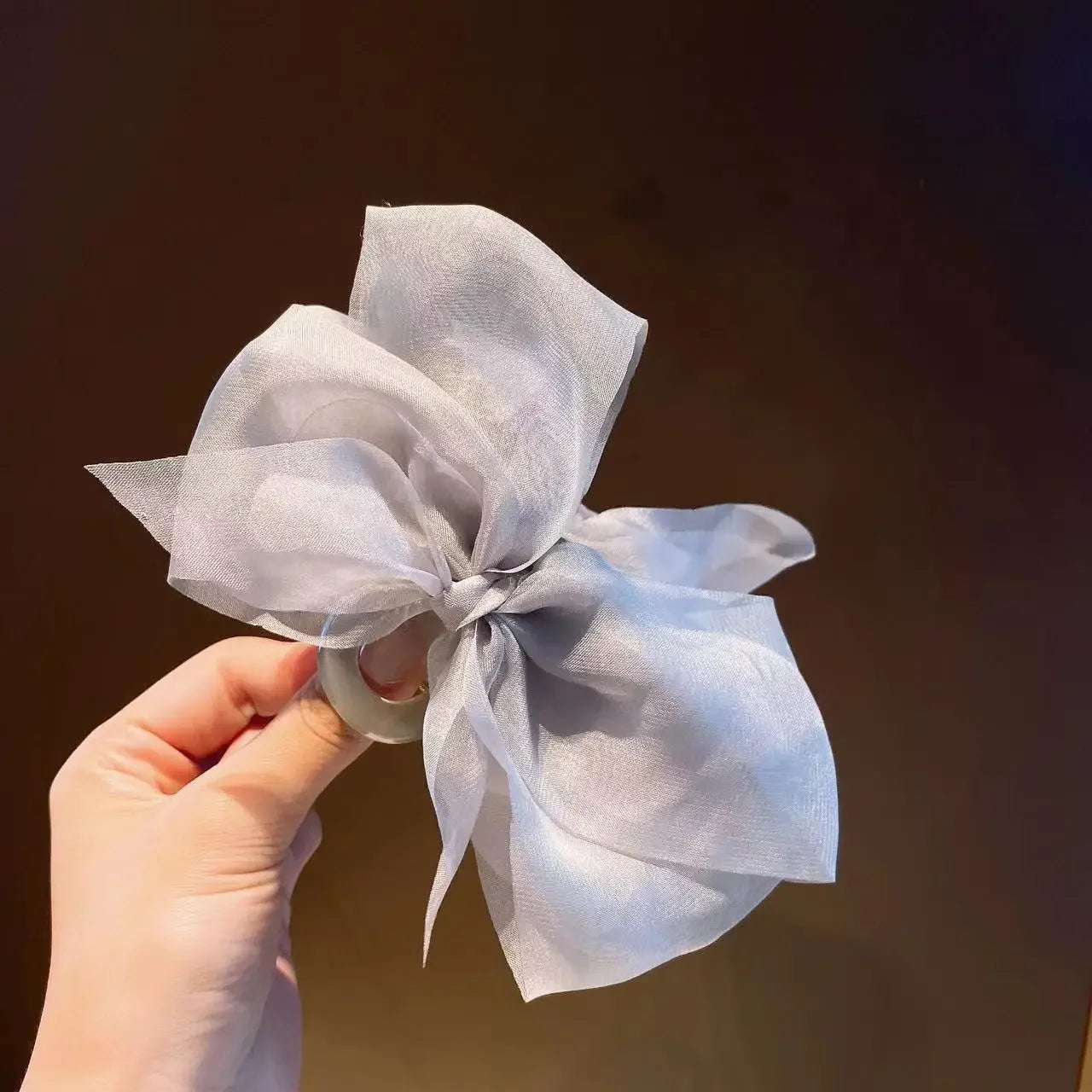 Chiffon Bow Hair Clip