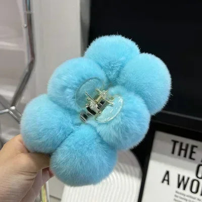 Furry Hair Clips