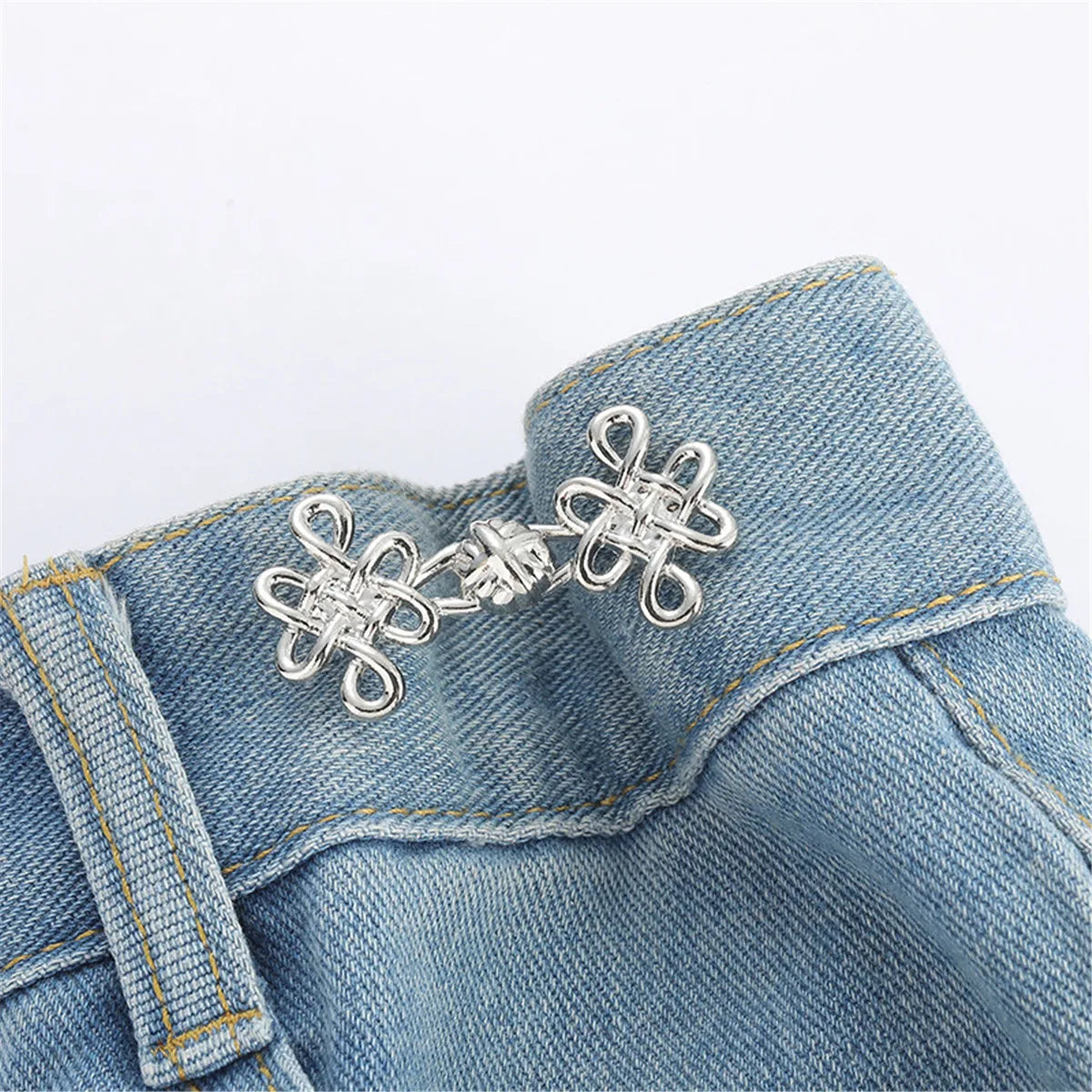 Waist Buckle - Bowknot Button Adjuster for Pants and Skirts