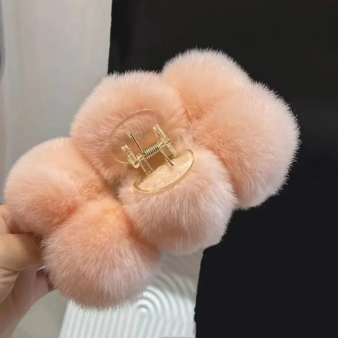 Furry Hair Clips