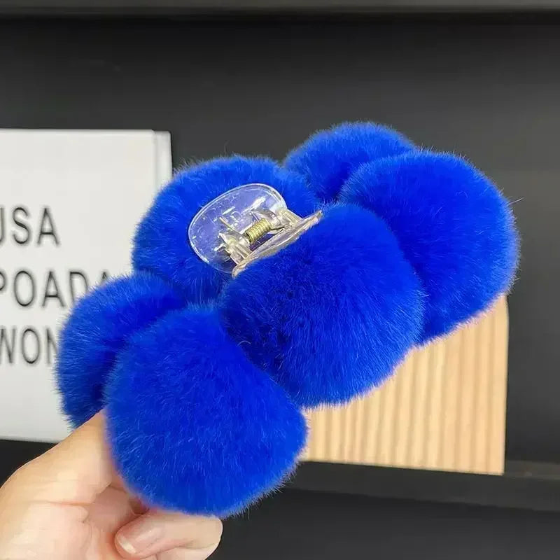 Furry Hair Clips