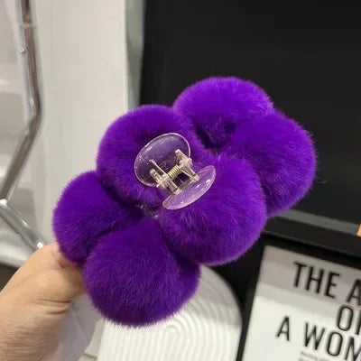 Furry Hair Clips