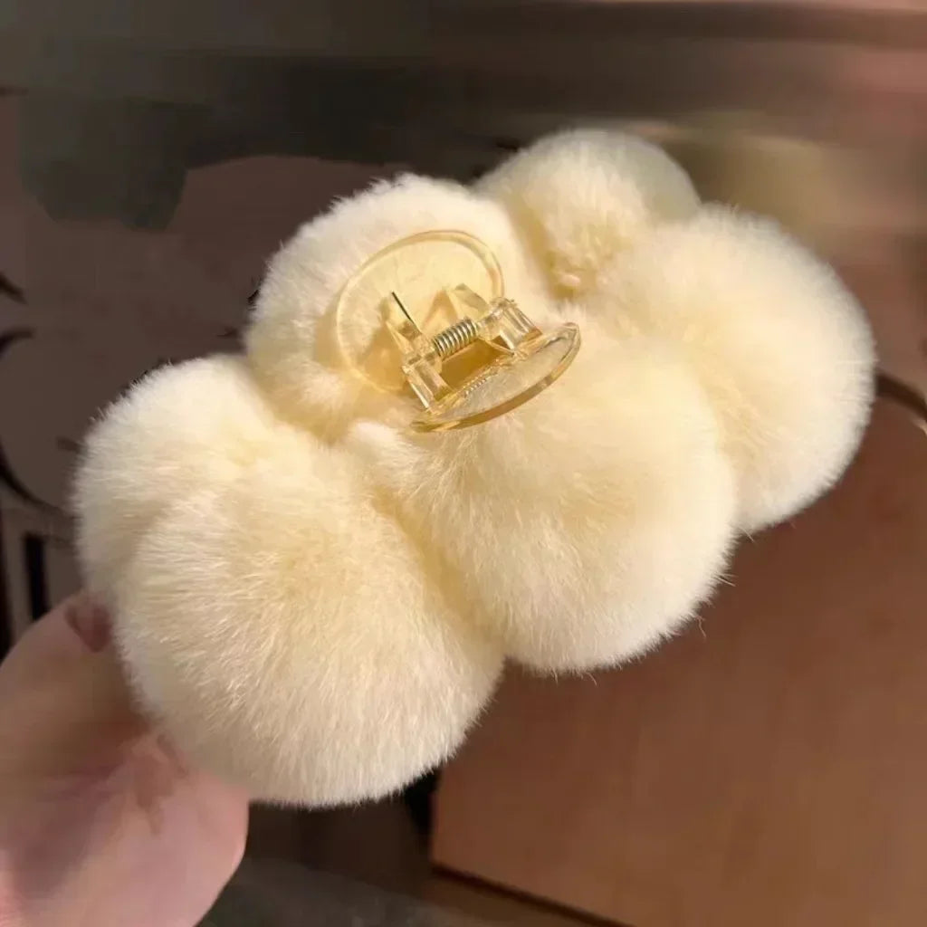 Furry Hair Clips