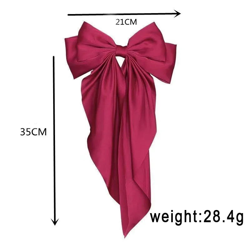 Chiffon Bow Hair Clip