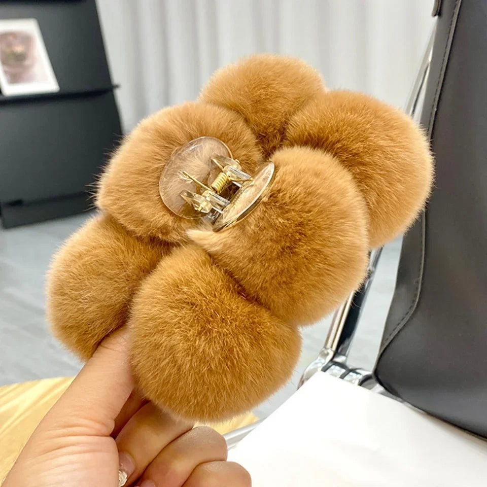 Furry Hair Clips