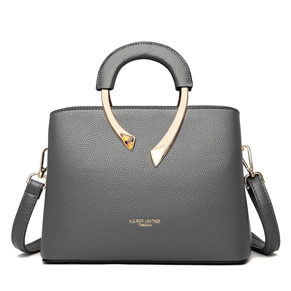 High Quality Leather Casual Tote Bag