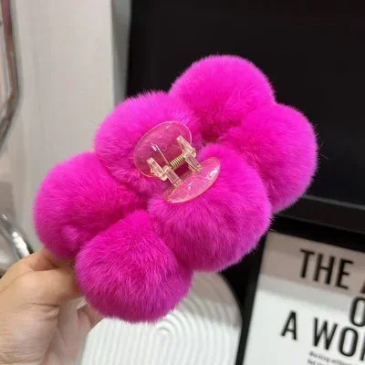 Furry Hair Clips
