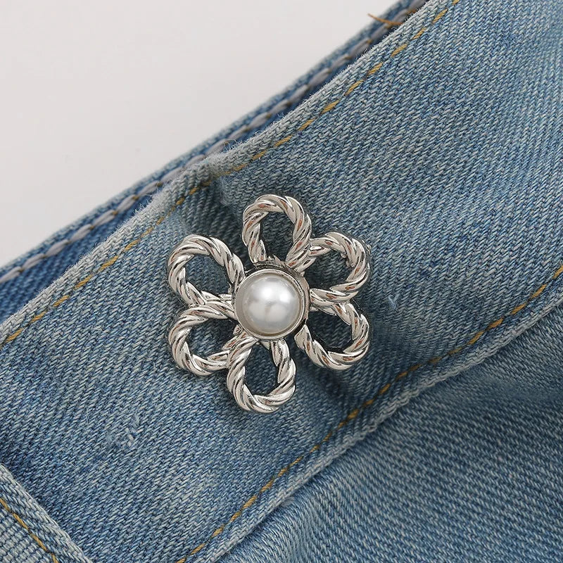 Waist Buckle - Bowknot Button Adjuster for Pants and Skirts