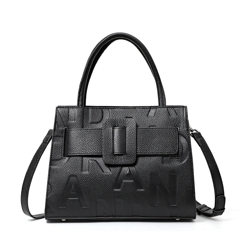 Genuine Cowhide Letter Bag