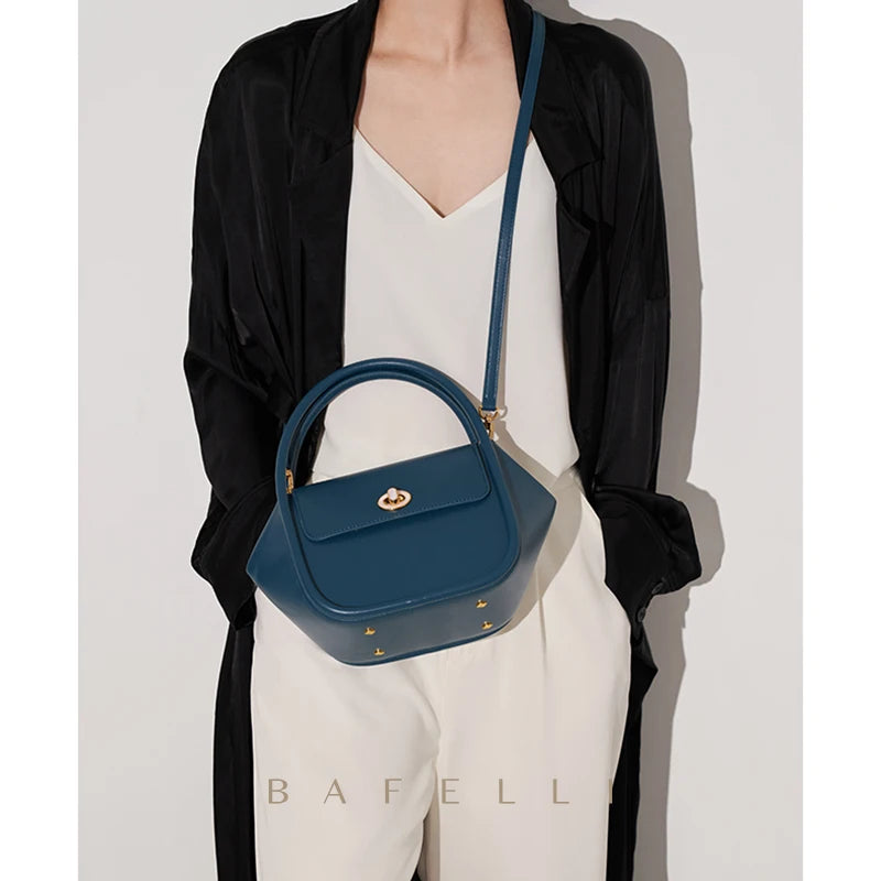 BAFELLI WINTER WOOL - BENTO LEATHER BAG